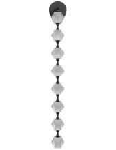 Avenue Lighting HF3908-BK - Beluga 56" Wall Sconce in Black with Faceted Acrylic Spheres