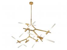 Avenue Lighting HF8060-14-BB - San Vicente 62" Chandelier in Brushed Brass