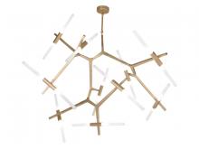 Avenue Lighting HF8061-20-BB - San Vicente Blvd. 43" Sphere Chandelier in Brushed Brass