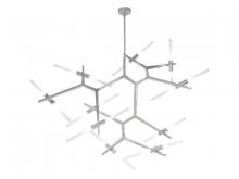 Avenue Lighting HF8061-20-CH - San Vicente Blvd. 43" Sphere Chandelier in Matte Chrome