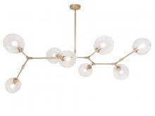 Avenue Lighting HF8088-BB - Fairfax Ave. 78" Chandelier in Brushed Brass