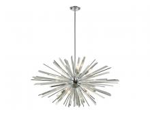 Avenue Lighting HF8203-CH - Palisades Ave. Metal And Crystal Chandelier