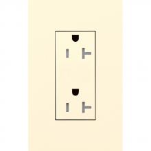 Lutron Electronics LTR-F20-TR-BE - DUPLEX 20A TR RECEPTACLE BE FP