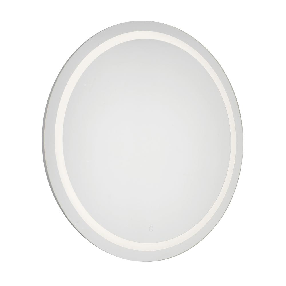 Hillmont 40-in Sandblasted Merc Edge LED Vanity Mirror