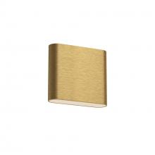 Kuzco Lighting Inc AT68006-BG-UNV - Slate 6-in Brushed Gold LED Wall Sconce