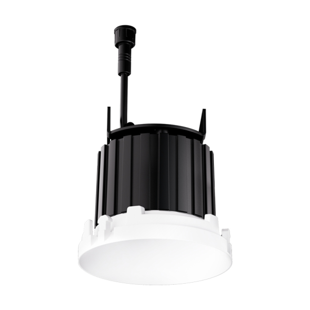 1" ARCH DWNLT TRMLS BLK RND RFLCT 50° 30K