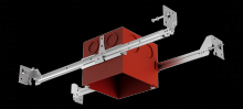 Elco Lighting EJB44ICA - 4" DEEP JNCTN BOX IC AT W/ HNGR BARS