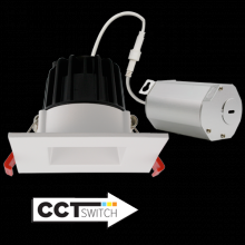 Elco Lighting ERT213CT5W - 2" SQR LED RFLCTR 550LM 120V 5CCT