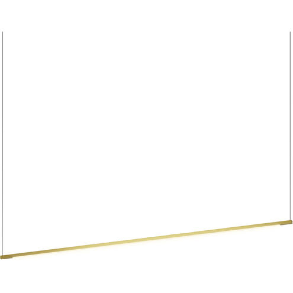 Z-Bar Pendant Linear, Gold (48" light bar)
