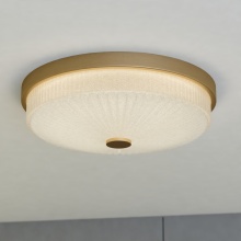 Vaxcel International C0325 - Preston 12.5-in W LED Flush Mount Matte Brass
