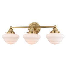 Vaxcel International W0560 - Eastgate 23.25-in. W 3 Light Vanity Antique Gold