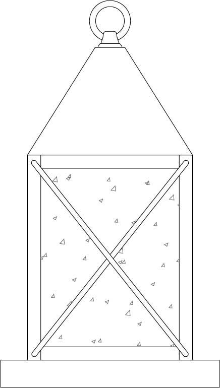 6" nottingham column mount