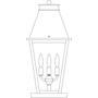 Arroyo Craftsman CRC-10RM-RB - 10" croydon column mount