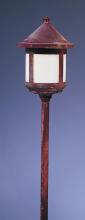 Arroyo Craftsman LV24-B6SCR-BK - low voltage 6" berkeley short body stem mount