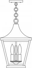 Arroyo Craftsman NAH-10CS-RC - 10" Nantes pendant