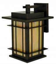 Arroyo Craftsman OPB-9WO-BK - 9" oak park wall mount