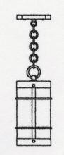 Arroyo Craftsman VH-7NRCR-MB - 7" valencia pendant - no roof