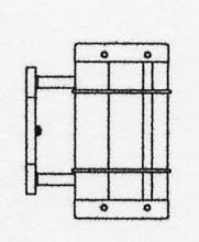 Arroyo Craftsman VS-9NRAM-BZ - 9" valencia sconce - no roof