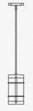 Arroyo Craftsman VSH-7NRAM-RC - 7" valencia stem mount pendant - no roof