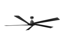 Visual Comfort & Co. Fan Collection 5ASPR84MBK - Aspen 84 Ceiling Fan in Midnight Black with Midnight Black Blades