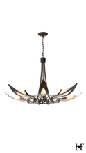 Hubbardton Forge 101320-SKT-05-BB0823 - Parasol 7-Light Chandelier