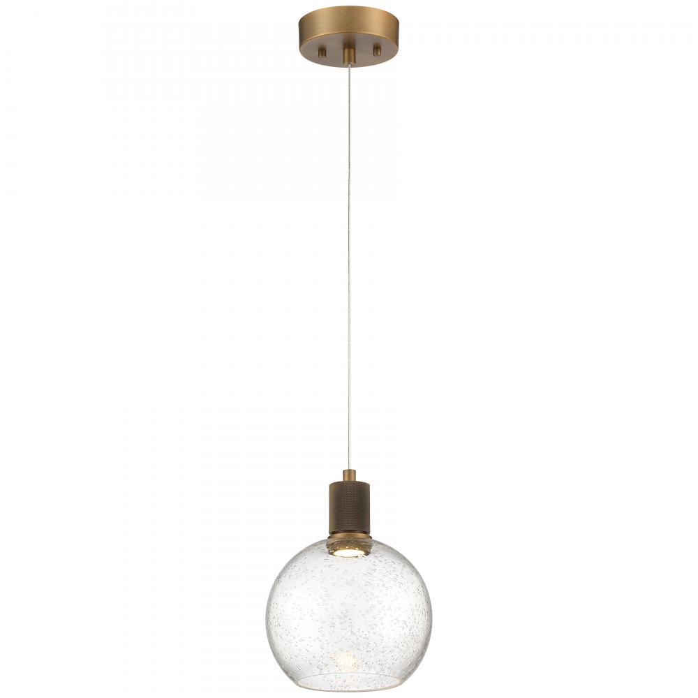 Burgundy LED Pendant