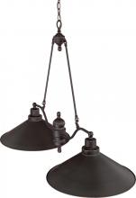 Nuvo 60/1703 - Bridgeview; 2 Light; 40 in.; Island Pendant; Mission Dust Bronze Finish