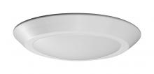 Nuvo 62/1261R1 - 7 in.; LED Flush Mount Fixture; Disk Light; White Finish; 3000K; 90 CRI
