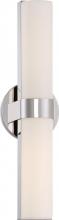 Nuvo 62/722 - Bond; Double 17-1/2 in.; LED Vanity with White Acrylic Lens; Polished Nickel Finish