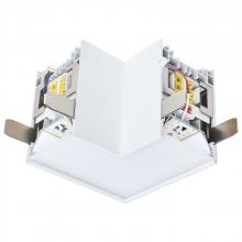 Nuvo 65/1183 - Momentum; L-Connector for LED Linear System; White Finish