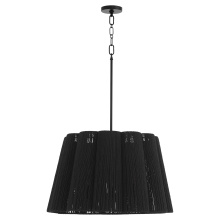 Quorum 851-6-59 - ANTON 6 LIGHT PENDANT - MATTE BLACK