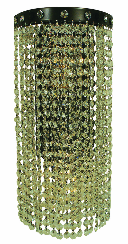 2-Light Mahogany Bronze Princessa Sconce