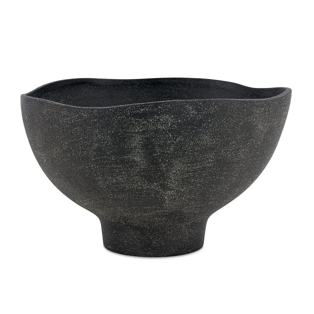 Uttermost Komorebi Indoor-Outdoor Black Bowl
