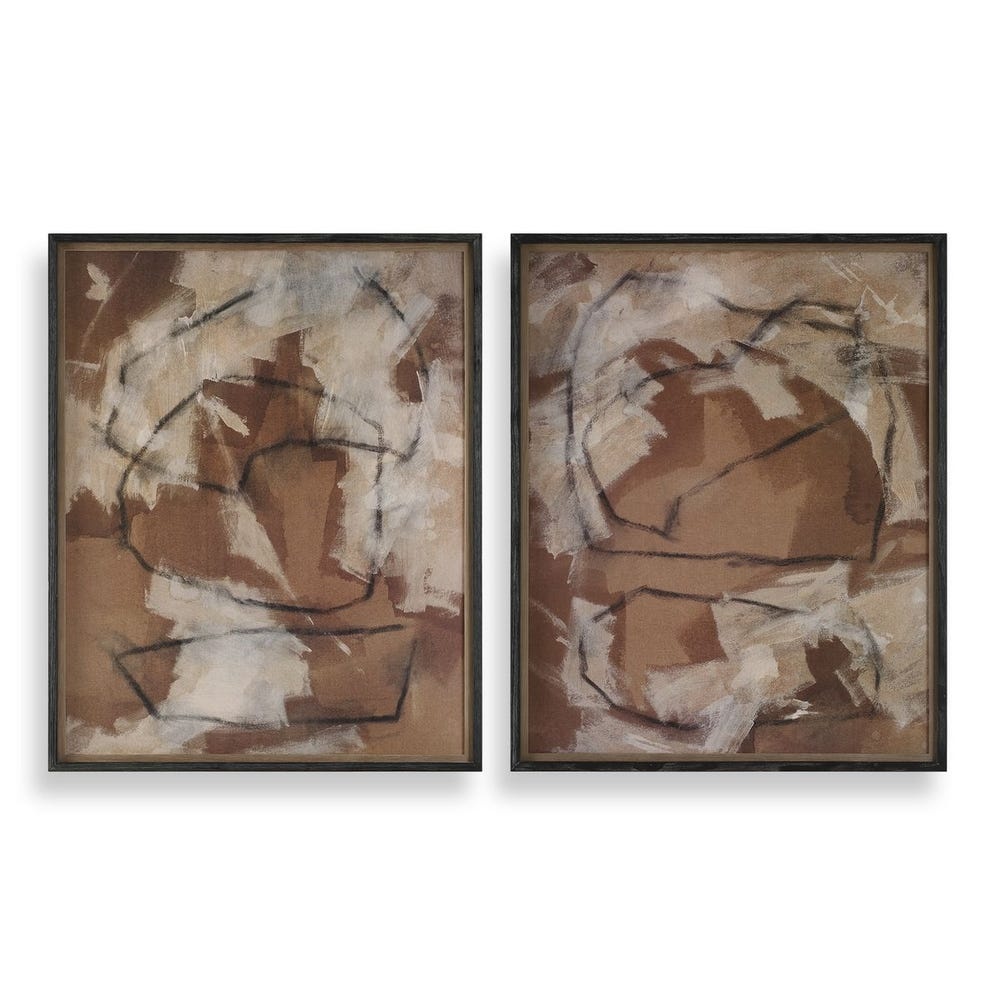 Uttermost Rush & Dash Framed Prints Set/2