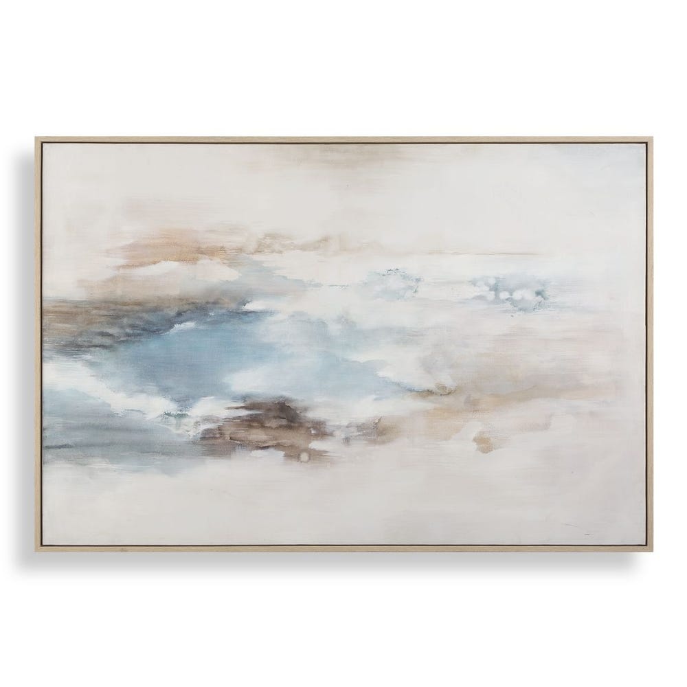 Uttermost Chasing Blue Coastal Canvas Art