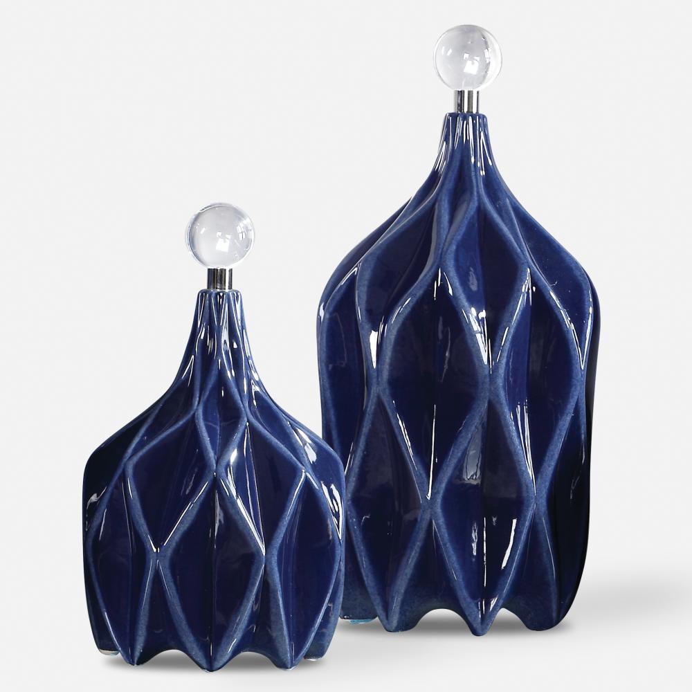 Uttermost Klara Geometric Bottles Set/2
