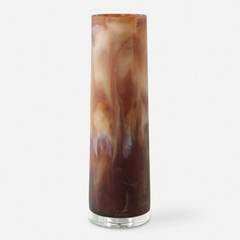 Uttermost Iced Mocha Vase