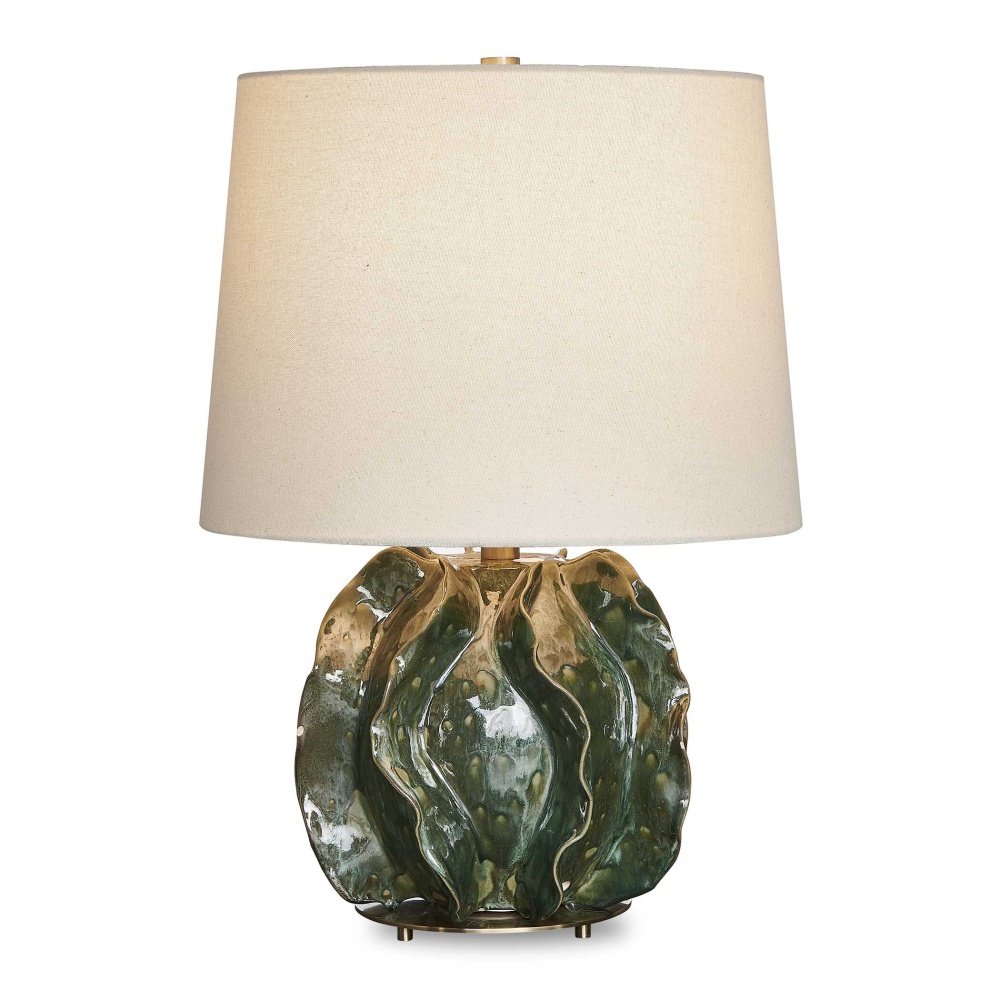 Uttermost Guinevere Deep Green Table Lamp