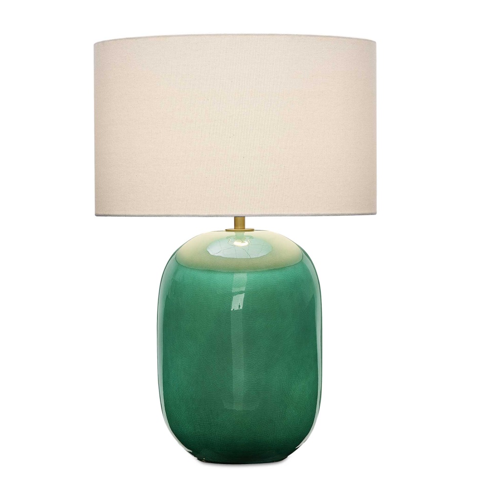 Uttermost Hollis Teal Table Lamp