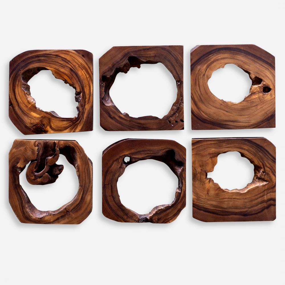 Uttermost Adlai Wood Wall Art Set/6