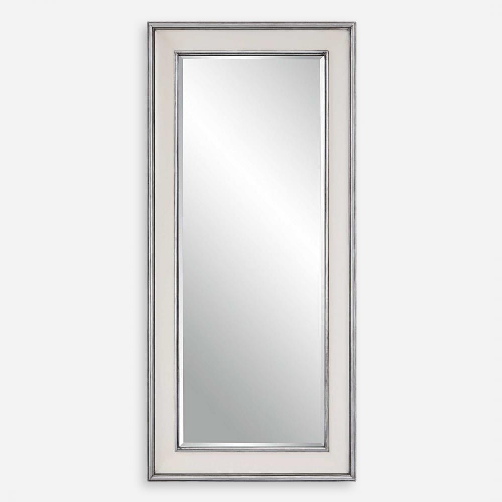 32 X 70 Metallic Trim Leaner Mirror