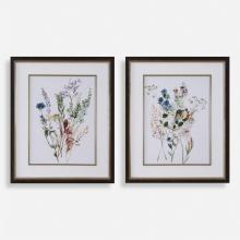 Uttermost 32341 - Uttermost Delicate Flowers Framed Prints Set/2