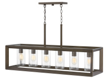 Hinkley 29306WB - Medium Six Light Linear