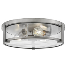 Hinkley 3243AN-CL - Medium Flush Mount