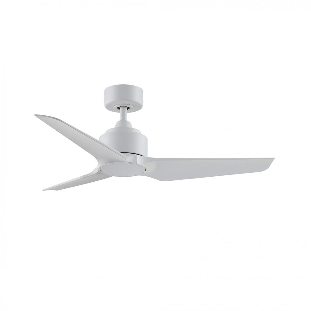 TriAire Custom Indoor/Outdoor Marine Grade Ceiling Fan DC Motor- Matte White