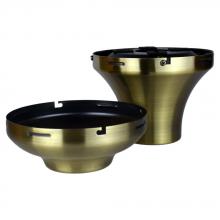 Fanimation CCK8002ABW - Ceiling Fan Close to Ceiling Kit - Antique Brass - Wet Rated