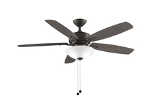 Fanimation FP6285BGR - Aire Deluxe 52 inch Indoor Ceiling Fan with LED Light Kit - Matte Greige with Weathered Wood blades