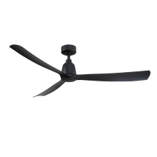 Fanimation FPD8560BL - Kute 60 inch Indoor/Outdoor Ceiling Fan - Black with Black blades