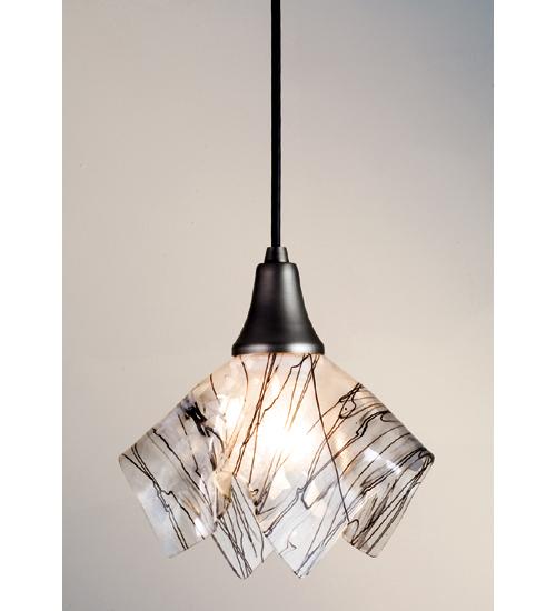 8" Wide Handkerchief Branches Mini Pendant