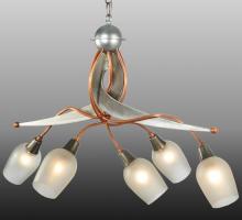 Meyda White 128524 - 30" Long Ballerina 5 Light Chandelier